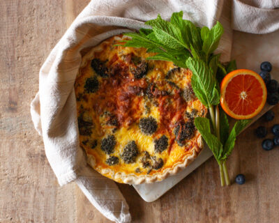 About: product commerce Broccoli Cheddar Quiche